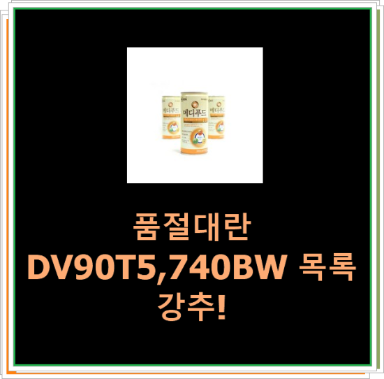  품절대란 DV90T5,740BW 목록 강추!