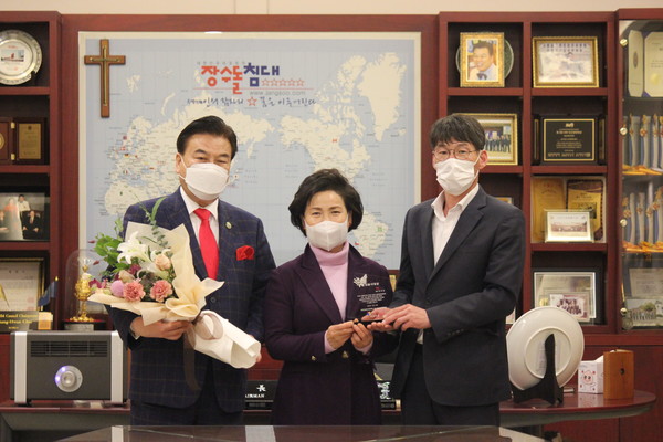  [장수돌침대 나눔 봉사대장]대한장애인지원재단, 나눔 봉사대상 초대수상자 '장수돌침대 최창환 회장' 시상식 진행되[대한포커스]
