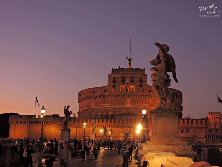  이탈리아 로마 여행 | 야경이 좋은 스팟, 산탄젤로 (Castel Sant'Angelo, 천사의 성)
