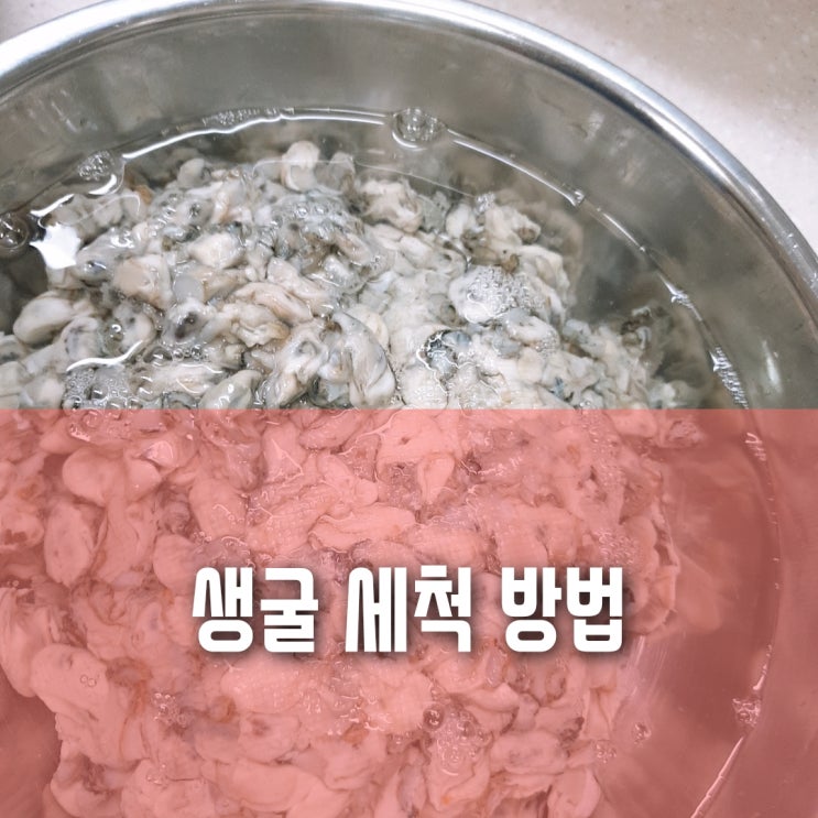 생굴세척 방법, 굵은 소금으로 씻어줬어요. 생굴세척 방법, 굵은 소금으로 씻어줬어요.