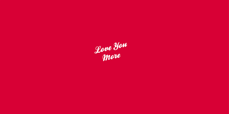  *Love You More* 예쁜 감성 영문 레터링 컴퓨터 배경화면 바탕화면