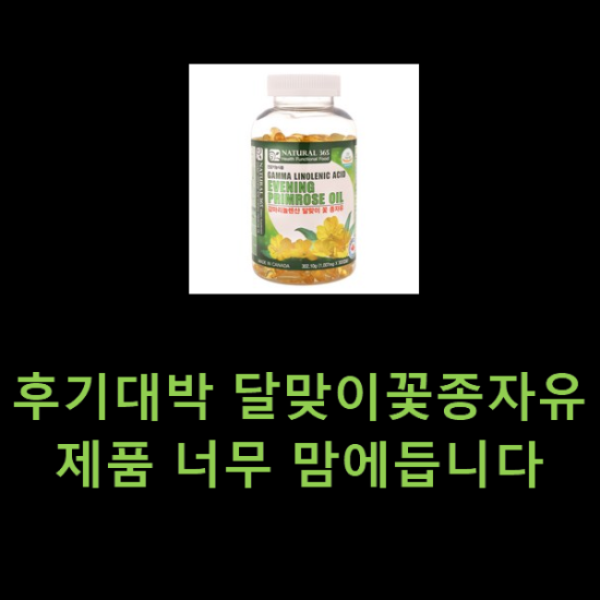후기대박 달맞이꽃종자유 제품 너무 맘에듭니다 후기대박 달맞이꽃종자유 제품 너무 맘에듭니다