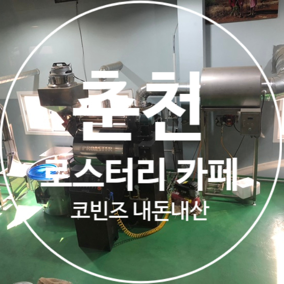  춘천 로스터리 카페 매장 이용 가능한 코빈즈커피 내돈내산 후기