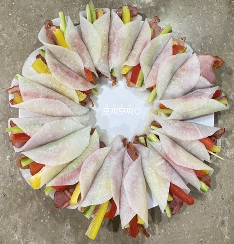 간편 생일 요리 (찰밥, 미역국, 훈제오리 무쌈말이)
