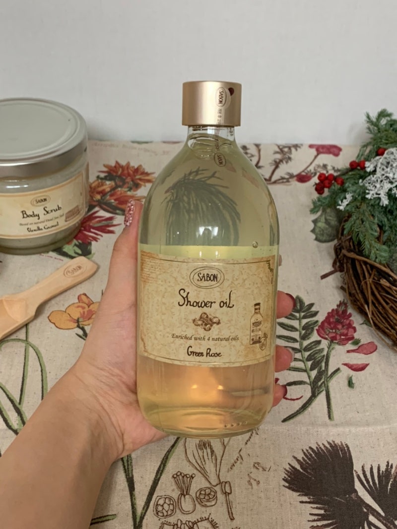 사본 바디 스크럽 바닐라 코코넛, 바디크림 그린로즈 리뷰 (마이돈내) 4