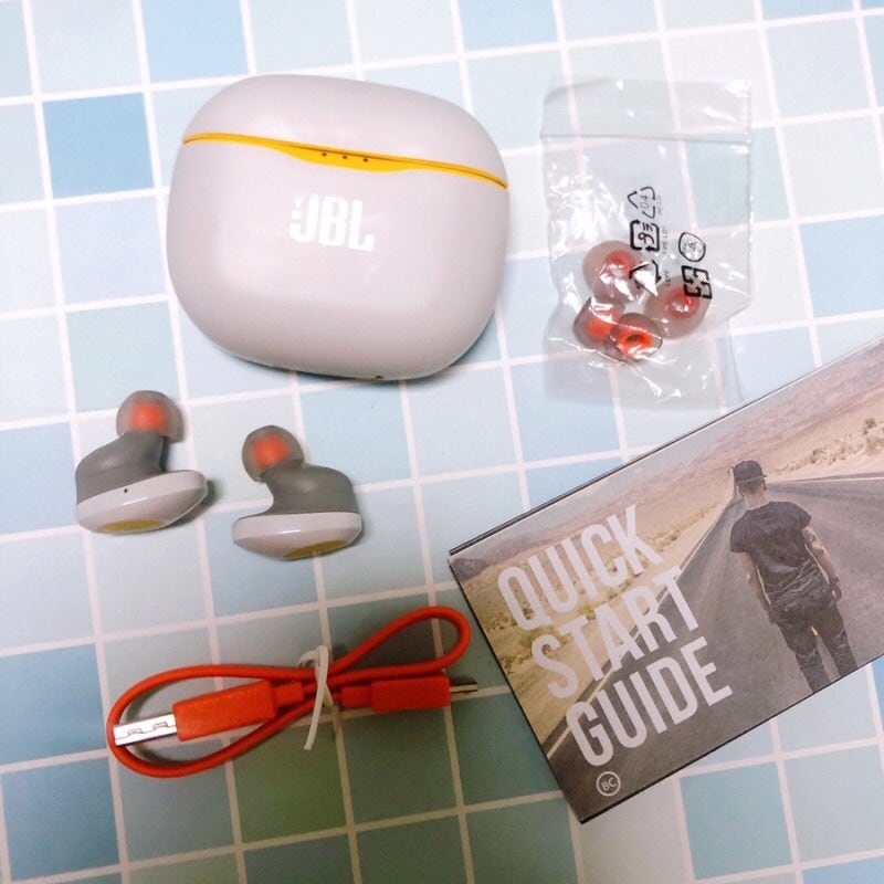 JBL 블루투스 이어폰 - JBL TUNE 120 노랭이 후기 (블루투스 페어링 연결방법, 통화 후기)