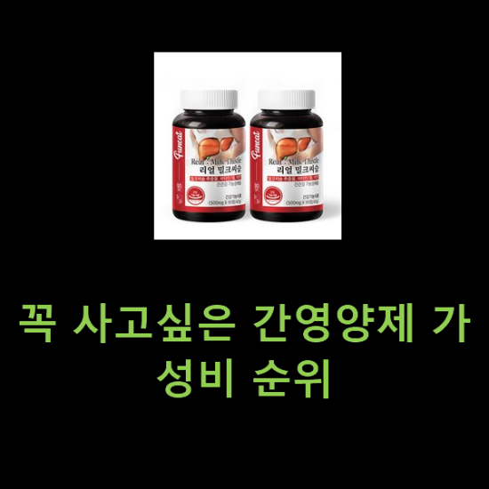 꼭 사고싶은 간영양제 가성비 순위 꼭 사고싶은 간영양제 가성비 순위
