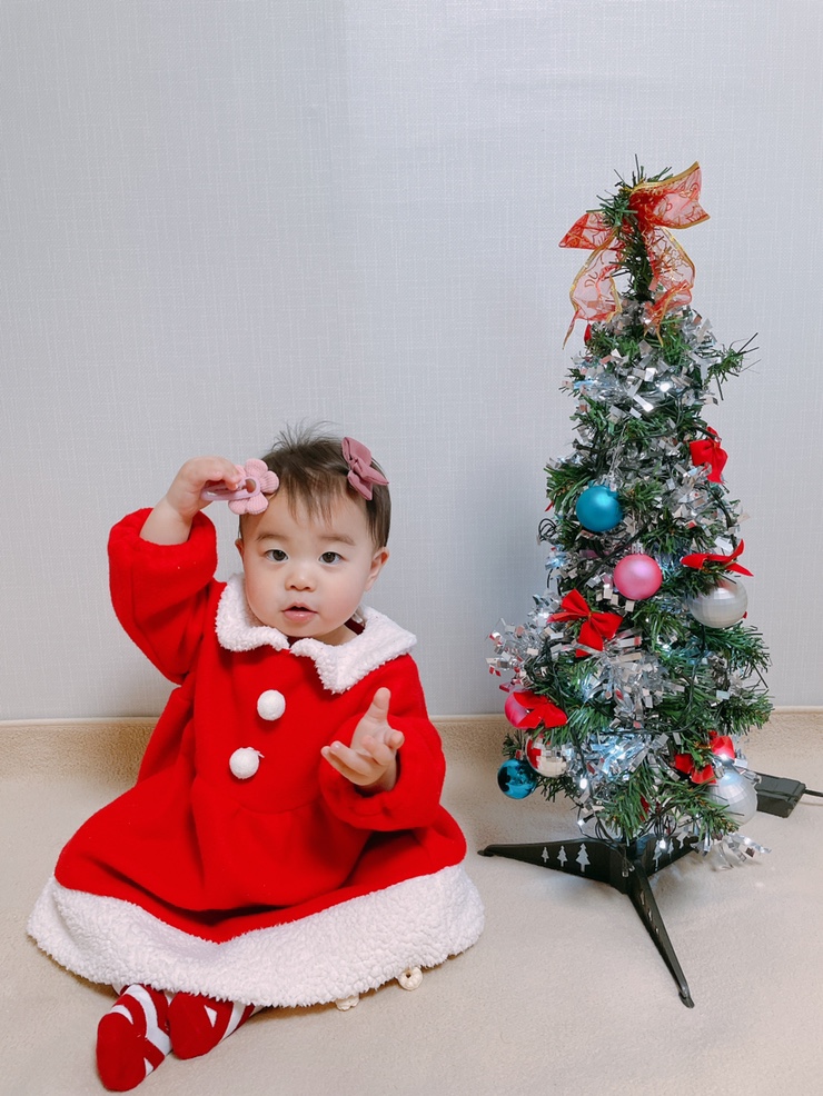  아기랑크리스마스 보내기 아기크리스마스트리 산타지안이랑놀기