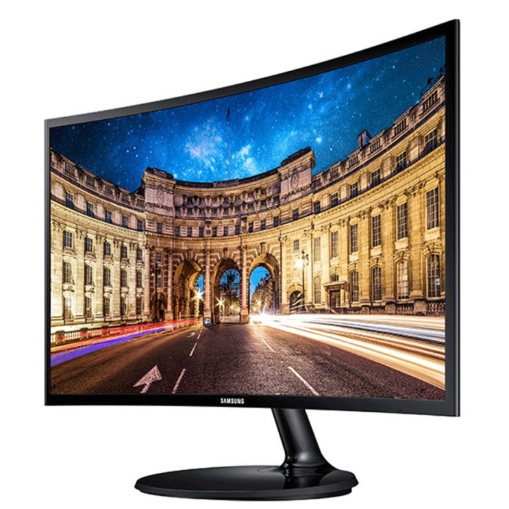  삼성전자 59.8cm FHD 커브드 모니터 C24F390F