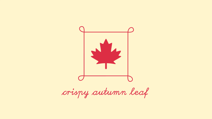 *crispy autumn leaf* 가을 영문 레터링 컴퓨터 배경 바탕화면