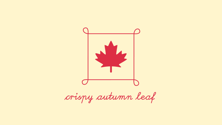  *crispy autumn leaf* 가을 영문 레터링 컴퓨터 배경 바탕화면