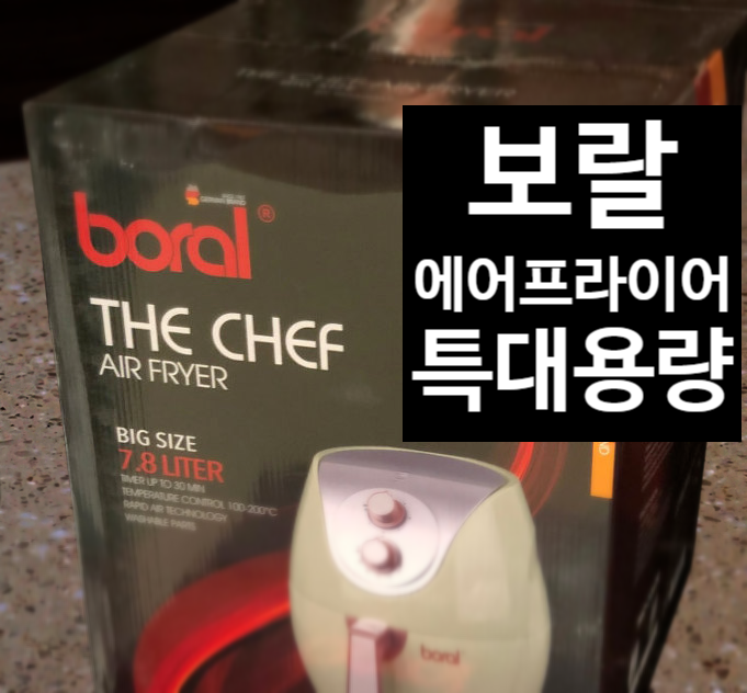  보랄 더쉐프 에어프라이어 특대용량 추천드려요