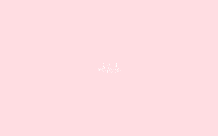  ooh la la 울랄라 연핑크색 배경 영문 레터링 컴퓨터 PC 바탕화면 월페이퍼