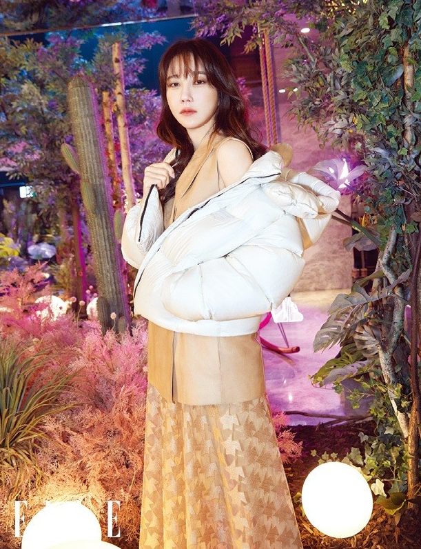  이지아 엘르 화보 듀베티카 여자 패딩 브랜드 추천