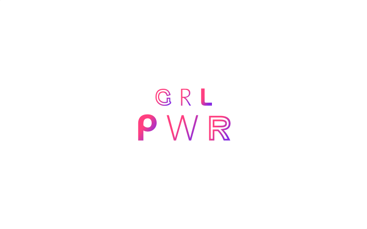 GIRL POWER *GRL PWR* 걸파워 블랙 대중소/핑크/옐로우 영문 레터링 컴퓨터 배경 바탕화면