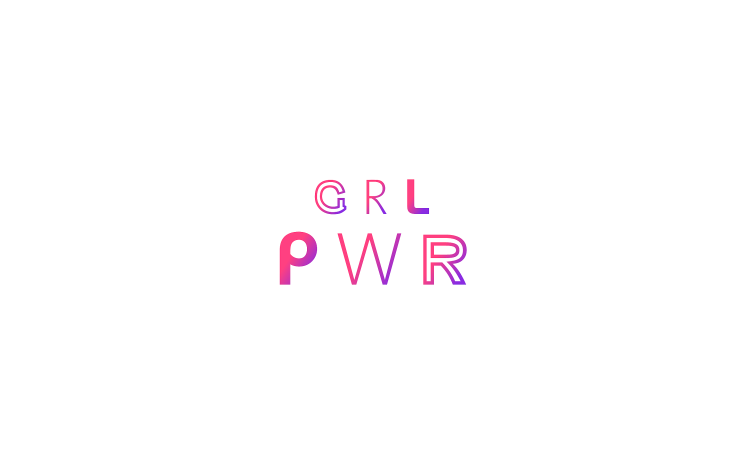 GIRL POWER *GRL PWR* 걸파워 블랙 대중소/핑크/옐로우 영문 레터링 컴퓨터 배경 바탕화면