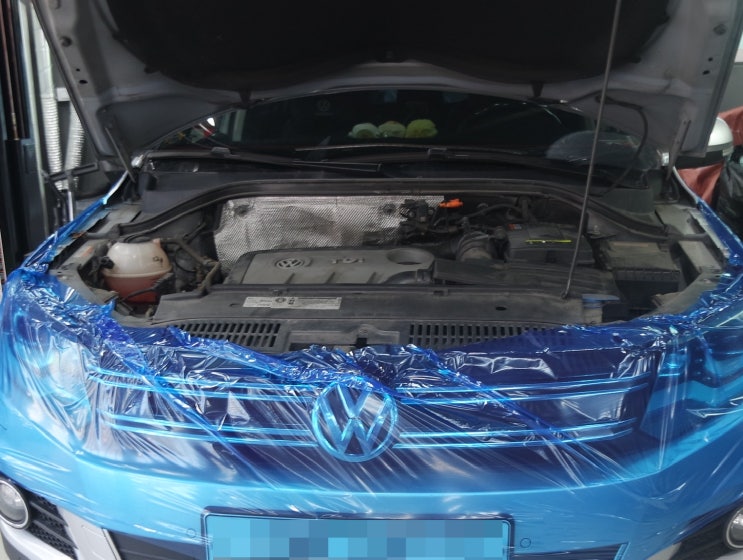  VW 티구안 흡기&DPF 클리닝 및 듀얼 클러치 교환