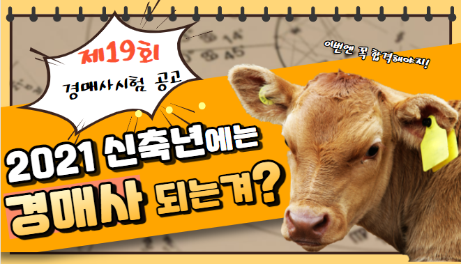  2021년은 경매사가 되는 해! 도전이 시작되었습니다.