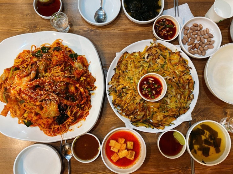 [길동낙지]선진국 낙지마당, 강동구낙지 아구찜과 해물부침개 맛집