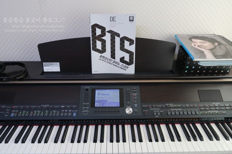 BE BTS 피아노 스코어/피아노 연주곡집/맛보기 연주 해봤어요!! ㅎ