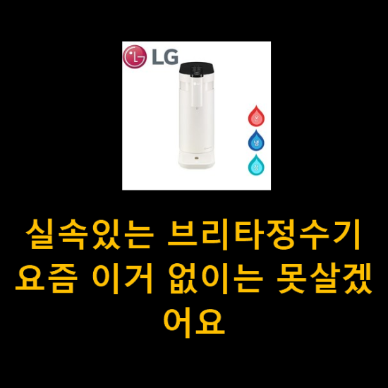 실속있는 브리타정수기 요즘 이거 없이는 못살겠어요 실속있는 브리타정수기 요즘 이거 없이는 못살겠어요