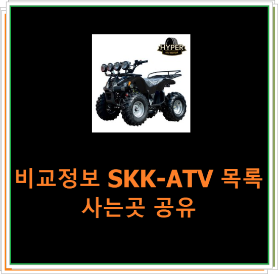  비교정보 SKK-ATV 목록 사는곳 공유