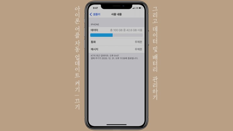아이폰 어플 자동 업데이트 끄고 켜기 (feat. 데이터 관리)
