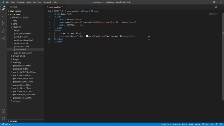  HTML CSS