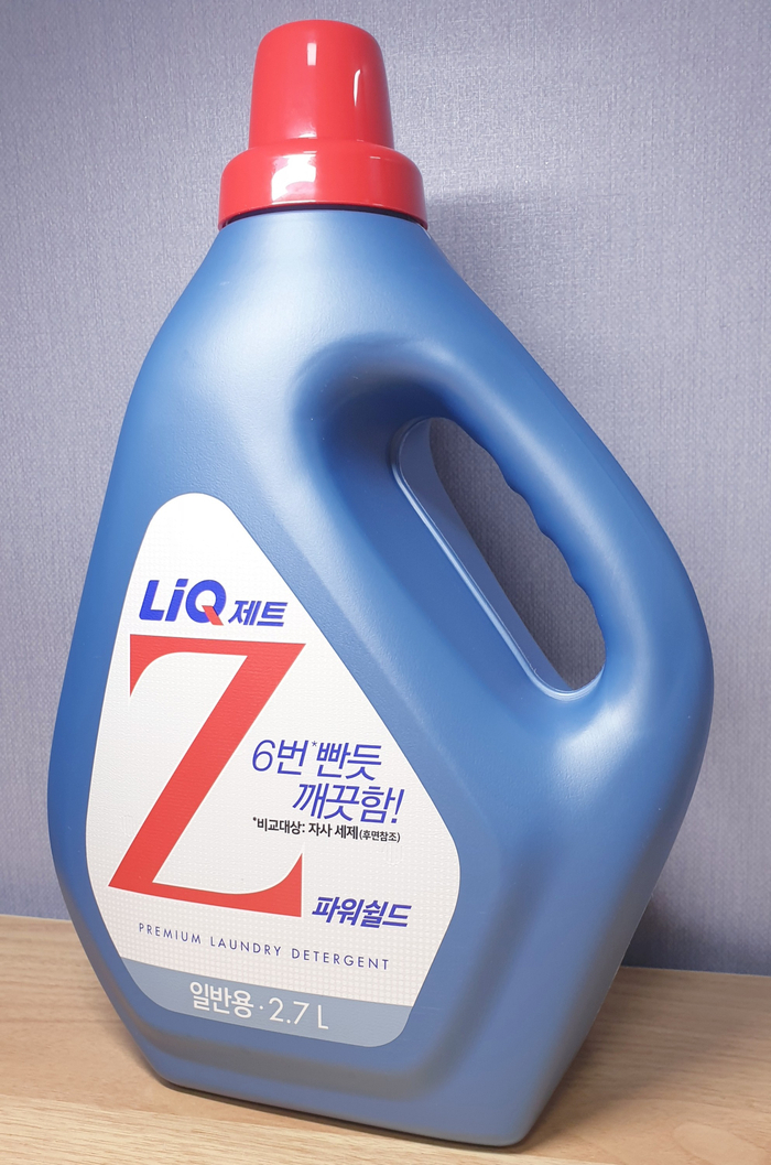  얼룩제거 : 리큐 Z 파워쉴드 액상세제 한번세탁으로 깔끔하게