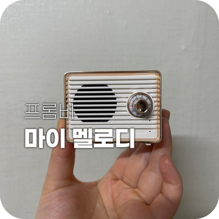 프롬비 마이멜로디 휴대용 미니 스피커 사용 후기 프롬비 마이멜로디 휴대용 미니 스피커 사용 후기