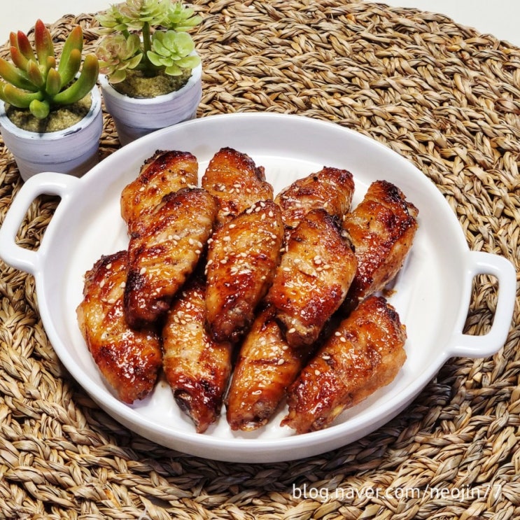 Jinny's 집밥다이어리 12월27일 주간밥상 닭날개간장구이 식구들 좋아하는 에어프라이어 닭요리