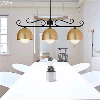  소개제품 루미아르떼 엔젤 일자 3등 펜던트조명~ 제가 말씀드렸던 그것