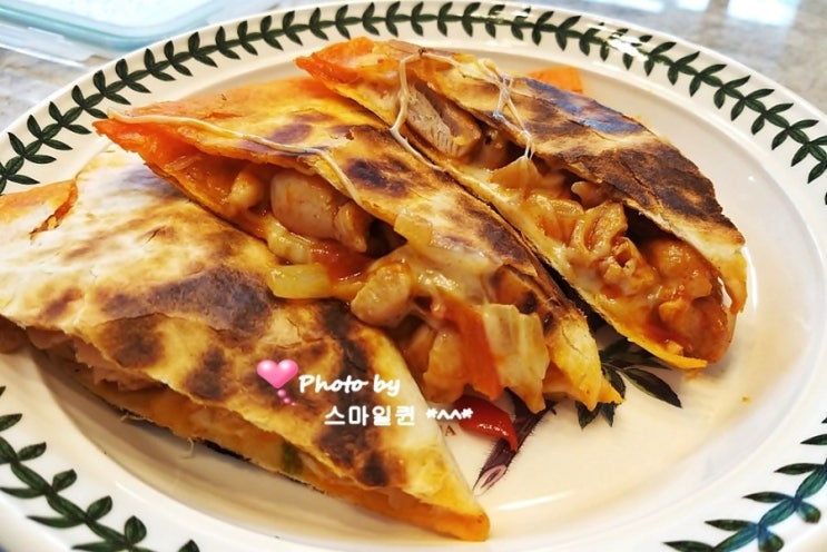  집콕 밀키트 요리 - 애슐리 홈스토랑 / 칠리 치킨 퀘사디아~