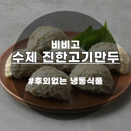  후회없는 냉동식품 #2 비비고 수제 진한 고기만두