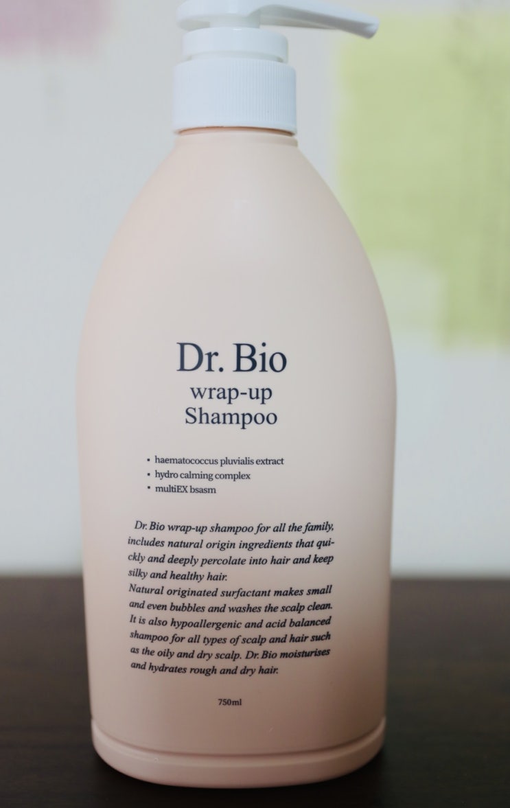  천연샴푸 닥터바이오 랩업 샴푸 750ml 저자극 순한성분으로 민감성 두피 해결