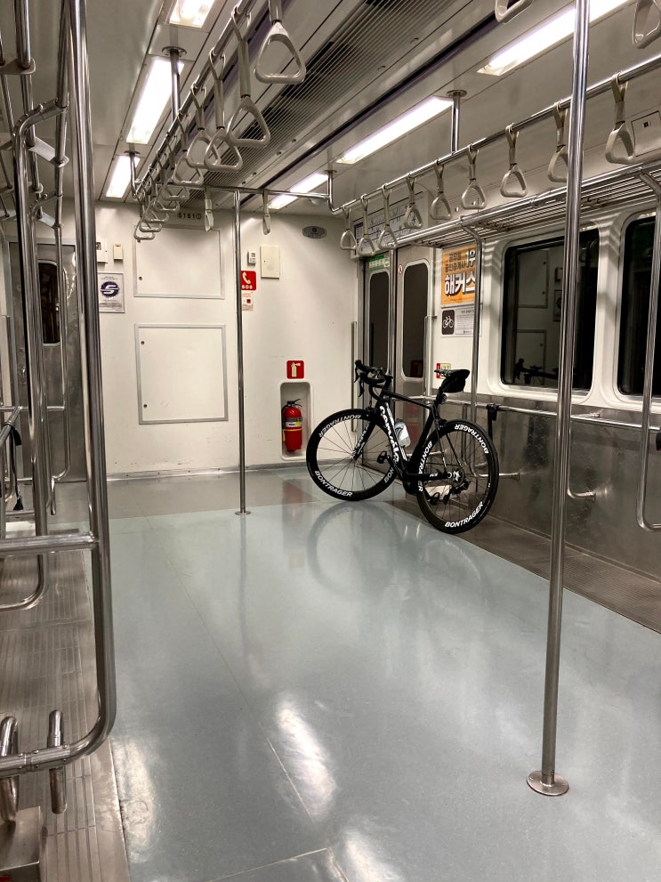 평일 자전거 지하철 이용해본 후기