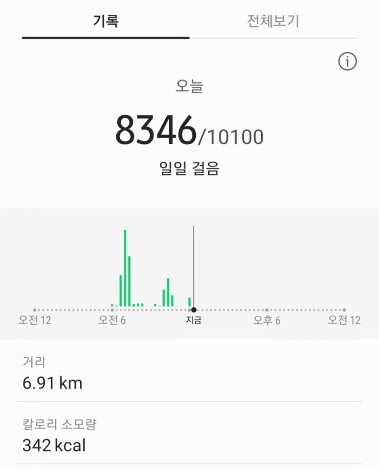 12월 28일 운동기록