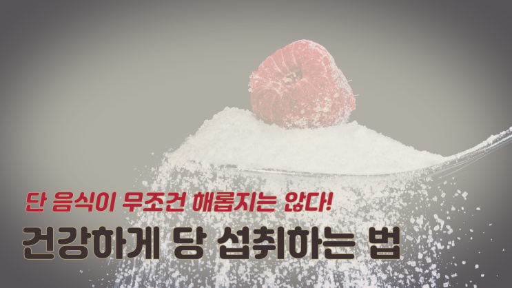  [영상] 단 음식은 당뇨 때문에 몸에 해롭다?...권장량 먹으면 OK!