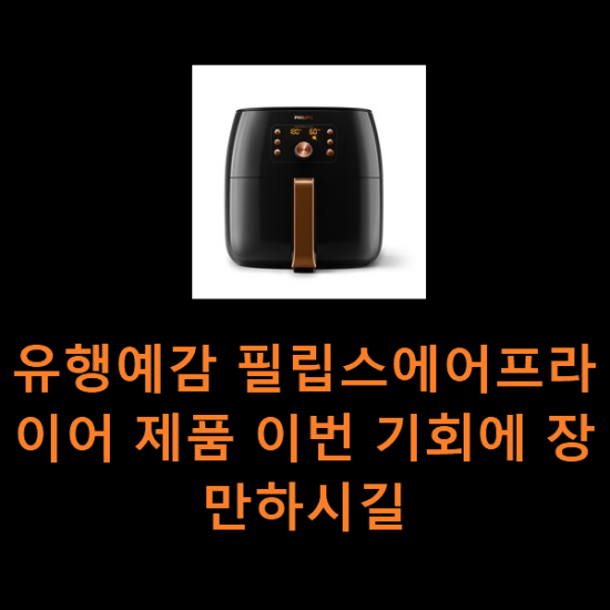 유행예감 필립스에어프라이어 제품 이번 기회에 장만하시길