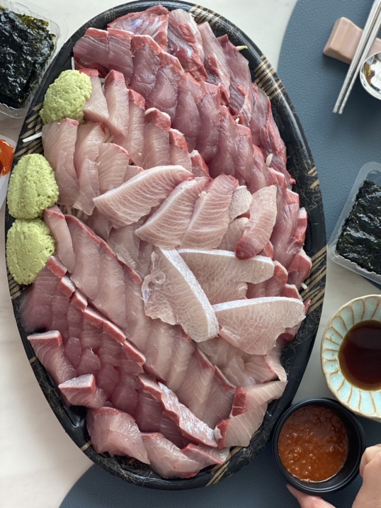  가락시장 일월수산 “방어회”