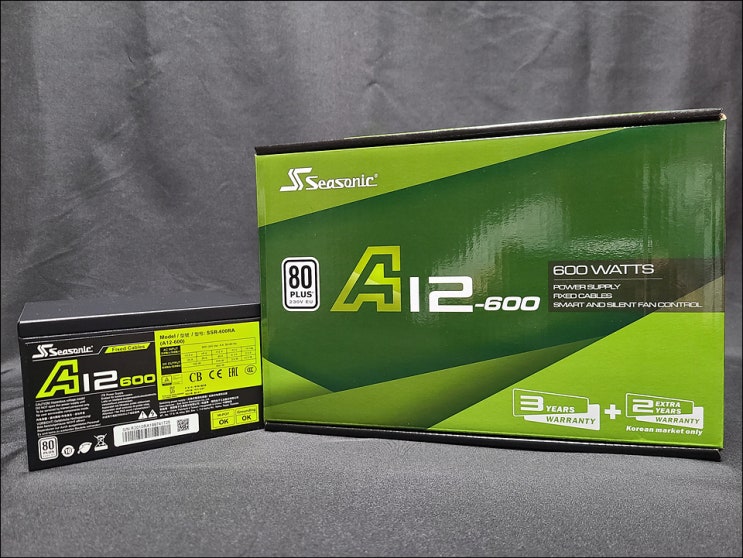  각종 안전장치를 담은 파워서플라이 시소닉 A12 STANDARD SSR-600RA LLC