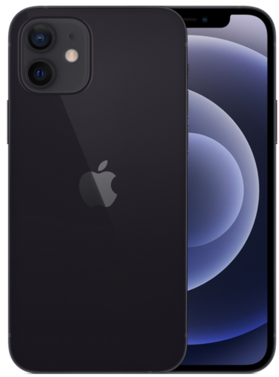 Apple 아이폰 12, Black, 64GB  자급제폰자급제공기계스마트폰공기계