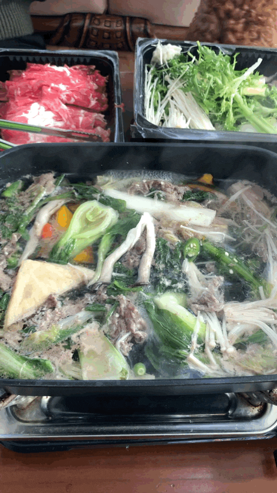 [블로그씨]추운 날씨가 되면 생각나는 따뜻한 음식:샤브샤브&김치우동