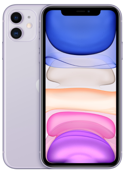  Apple 아이폰 11 6.1 디스플레이, Purple, 256GB  자급제폰자급제공기계스마트폰공기계