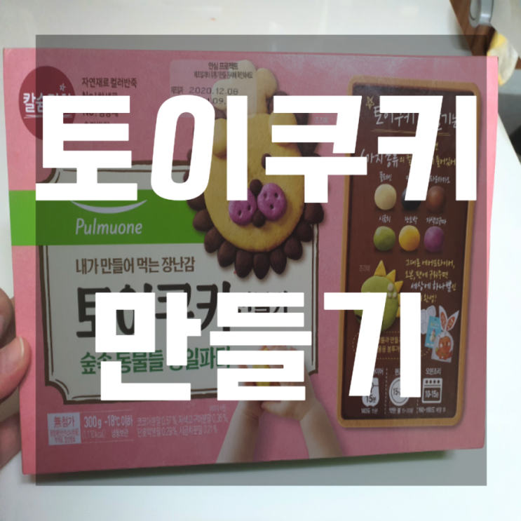  집콕놀이 아이와 토이쿠키 만들기