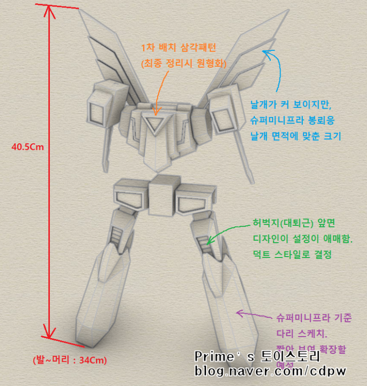  외계에서 온 우뢰매 - 2) 우뢰매1 다리 모델링 (30%)