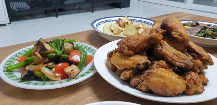  에어프라이어로 치킨 요리해봄, 마키나랩 구매썰