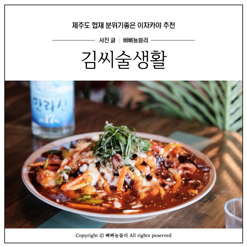 제주여행 숙소 포장음식 와인 안주