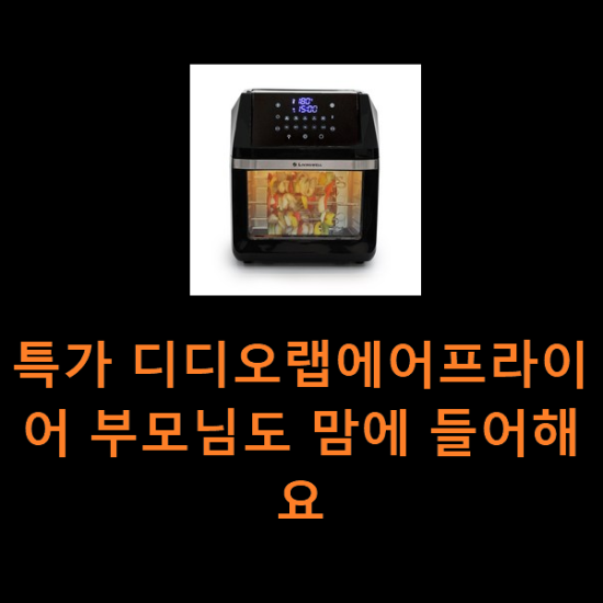 특가 디디오랩에어프라이어 부모님도 맘에 들어해요 특가 디디오랩에어프라이어 부모님도 맘에 들어해요