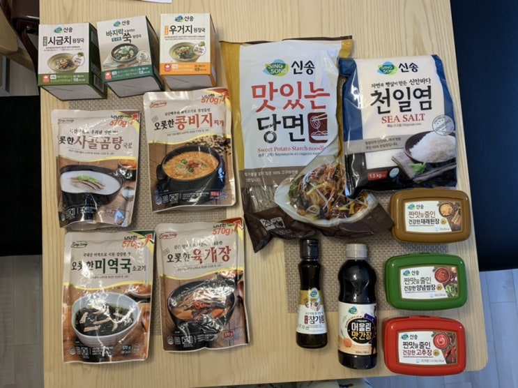  가정간편식 추천, 신송식품 콩비지찌개&육개장 너무 맛있어요